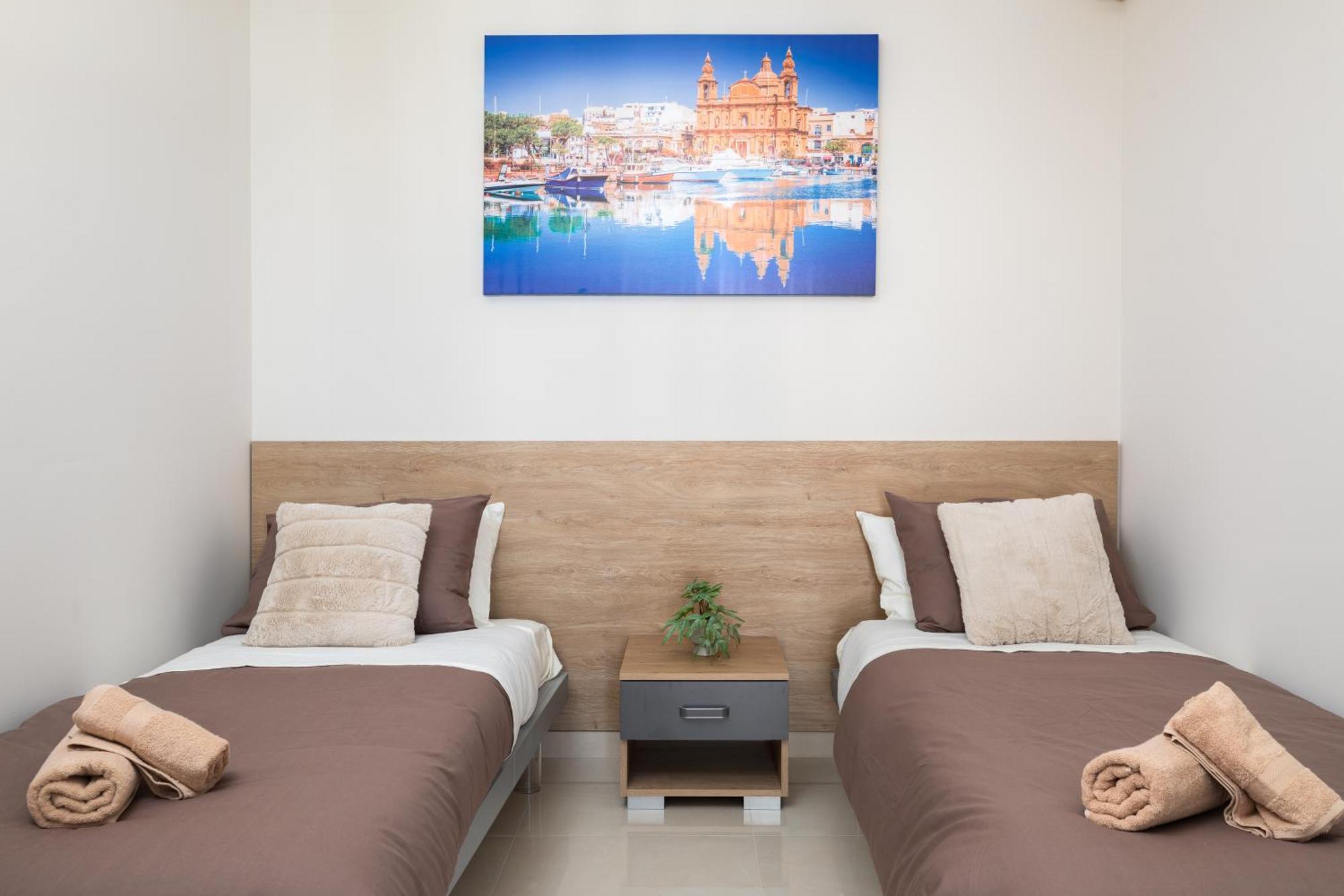 Edka Suites - Modern Sunlit 2Bd Apartments With Balconies - Close To Sliema Promenade, St Julian'S & St Georges Bay Gzira 外观 照片