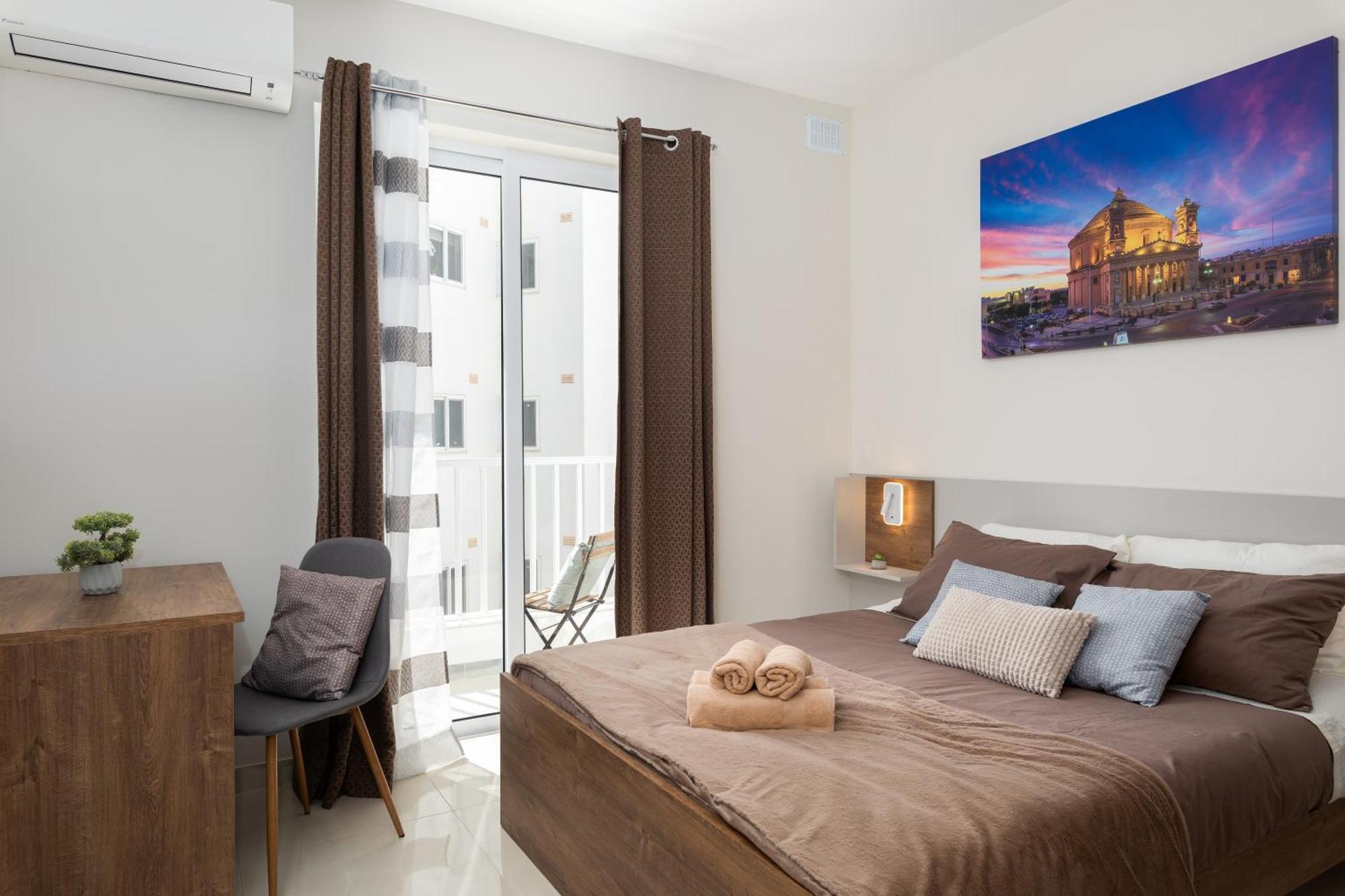 Edka Suites - Modern Sunlit 2Bd Apartments With Balconies - Close To Sliema Promenade, St Julian'S & St Georges Bay Gzira 外观 照片