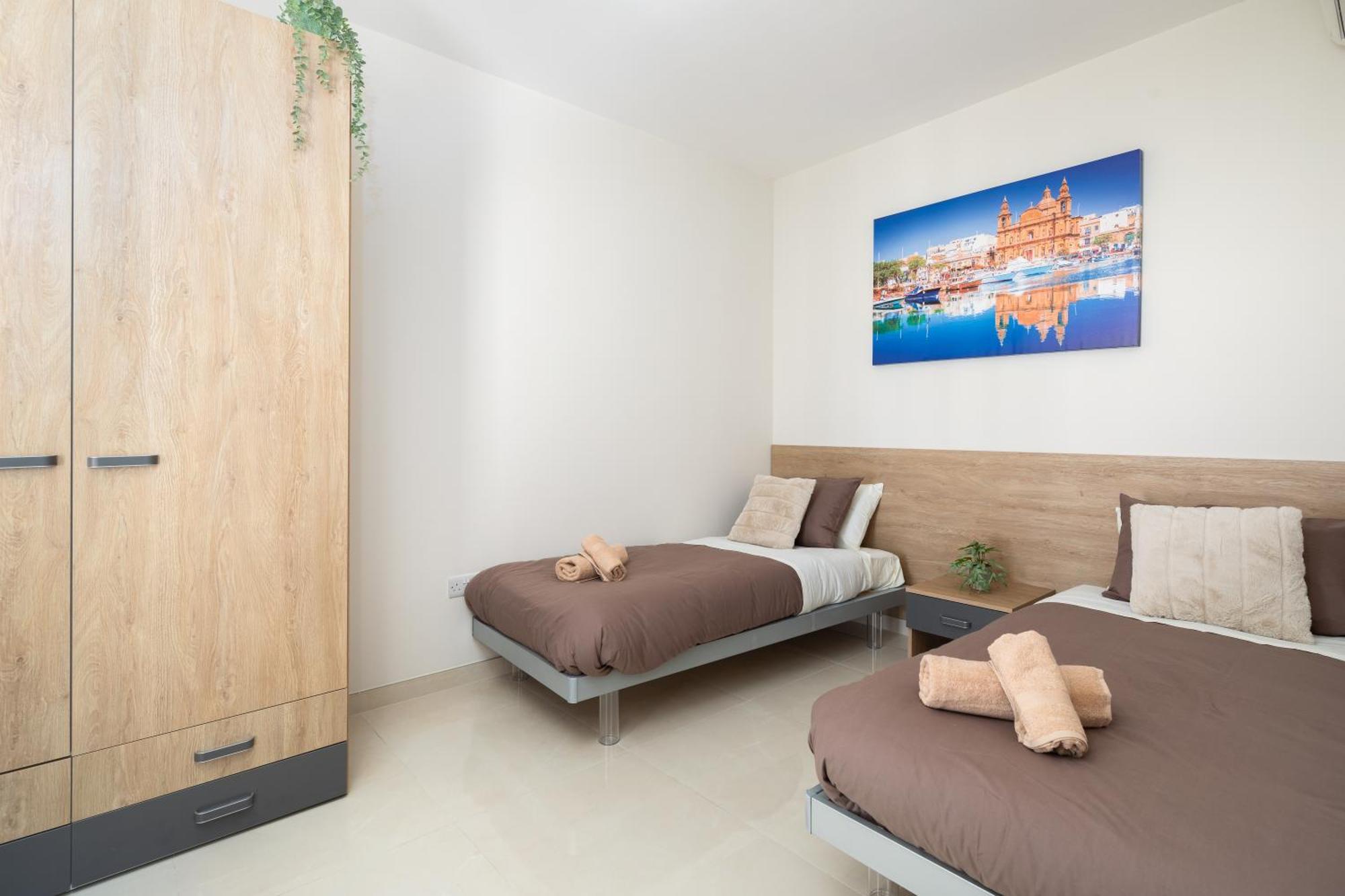 Edka Suites - Modern Sunlit 2Bd Apartments With Balconies - Close To Sliema Promenade, St Julian'S & St Georges Bay Gzira 外观 照片