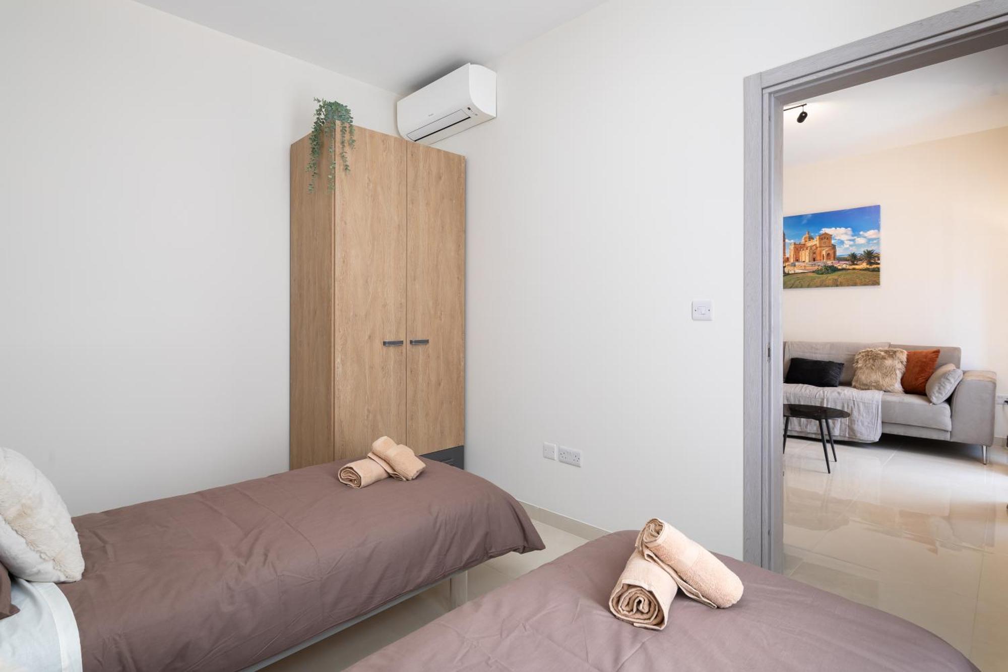 Edka Suites - Modern Sunlit 2Bd Apartments With Balconies - Close To Sliema Promenade, St Julian'S & St Georges Bay Gzira 外观 照片