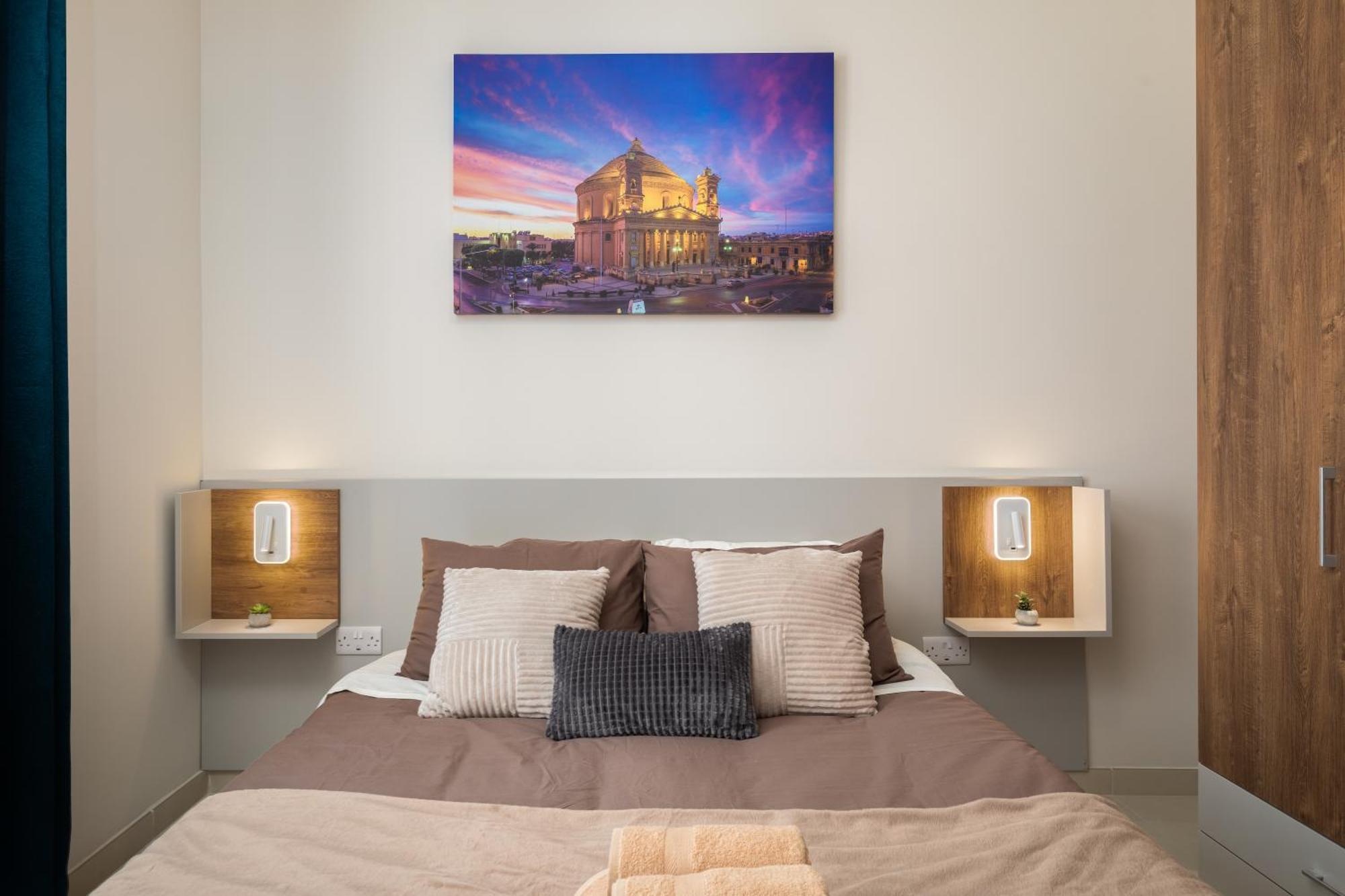 Edka Suites - Modern Sunlit 2Bd Apartments With Balconies - Close To Sliema Promenade, St Julian'S & St Georges Bay Gzira 外观 照片